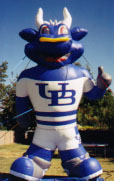 advertising inflatable replica of University of Buffalo buffalo mascot